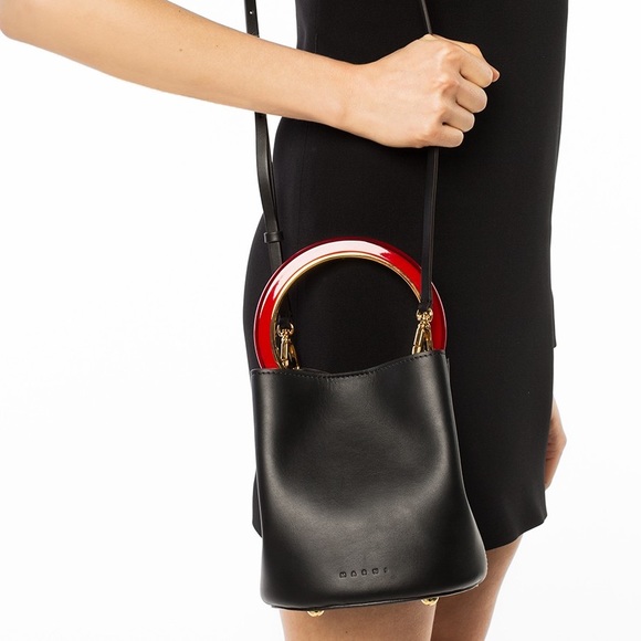 MARNI PANNIER BUCKET BAG - Picture 3 of 15